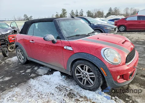 2012 Mini Cooper S из США, поврежденный, VIN WMWZP3C5XCT550379